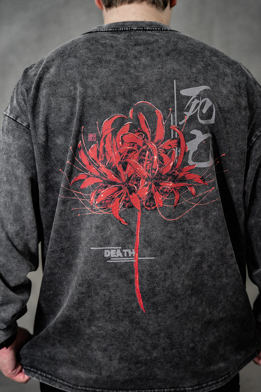 Death Lily Vintage Long-Sleeve