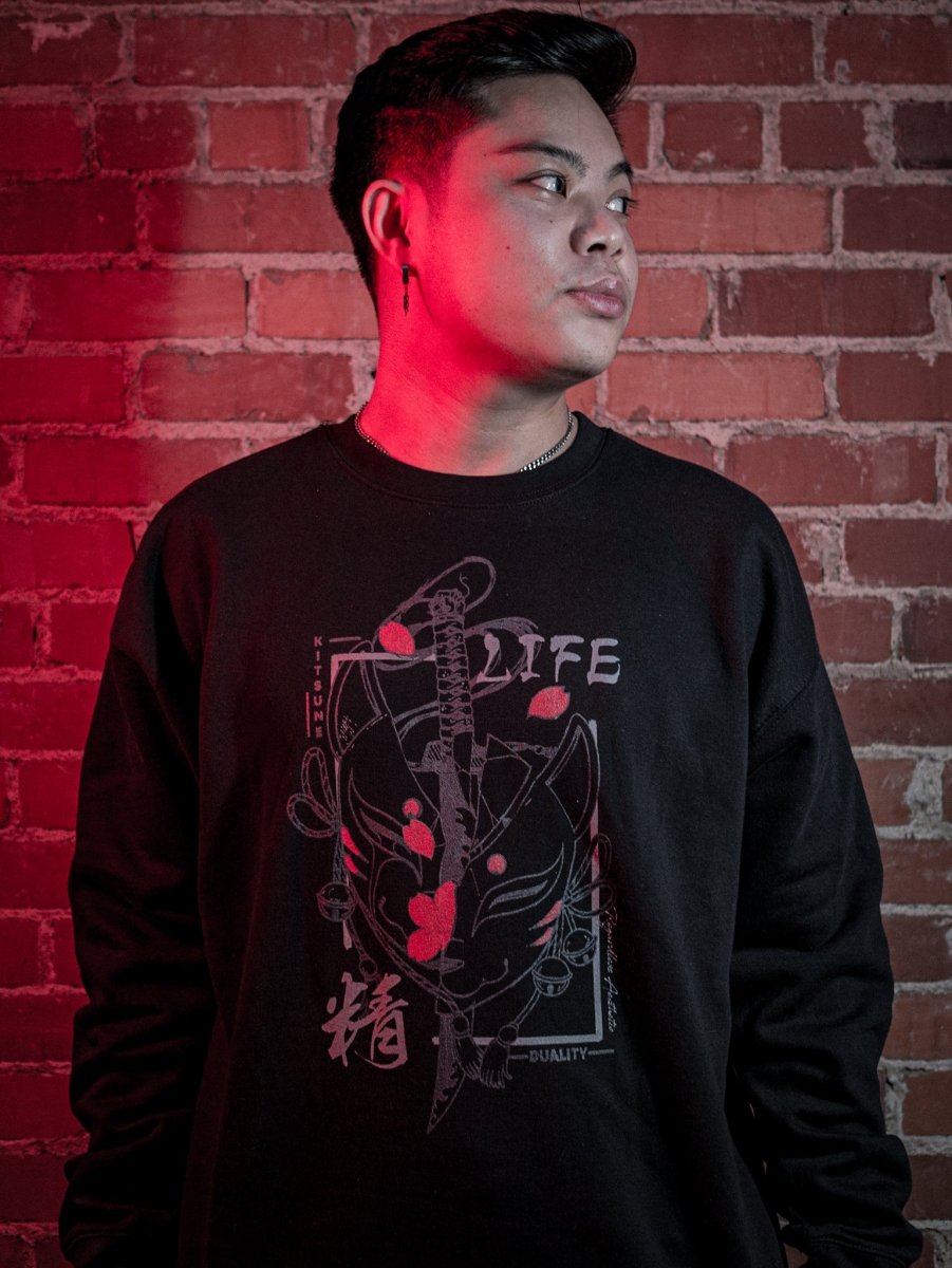 Kitsune Sweatshirt - Regardless Aesthetic