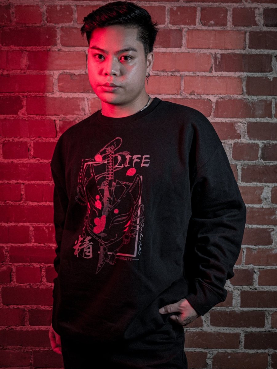 Kitsune Sweatshirt - Regardless Aesthetic