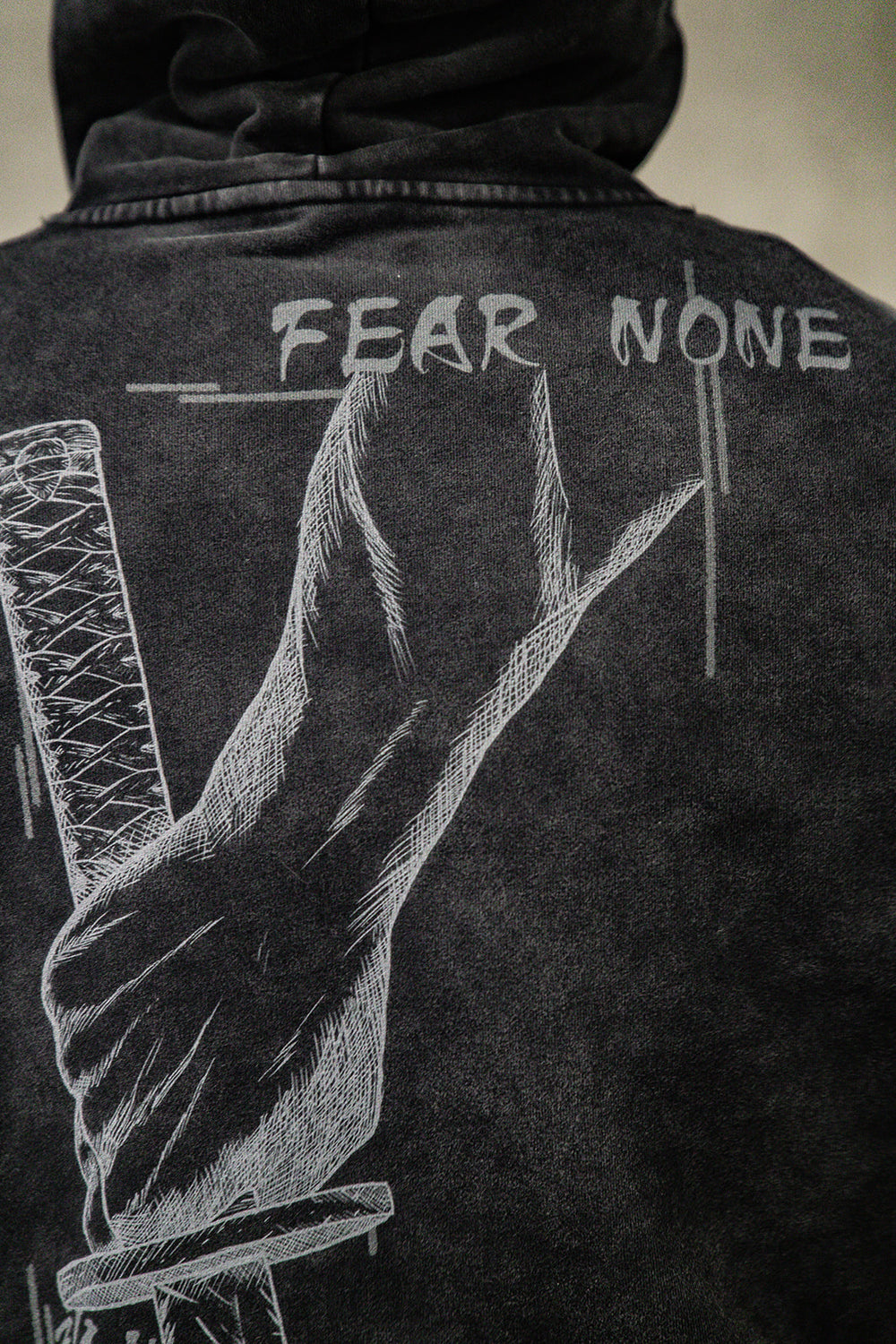Fear None Vintage Hoodie