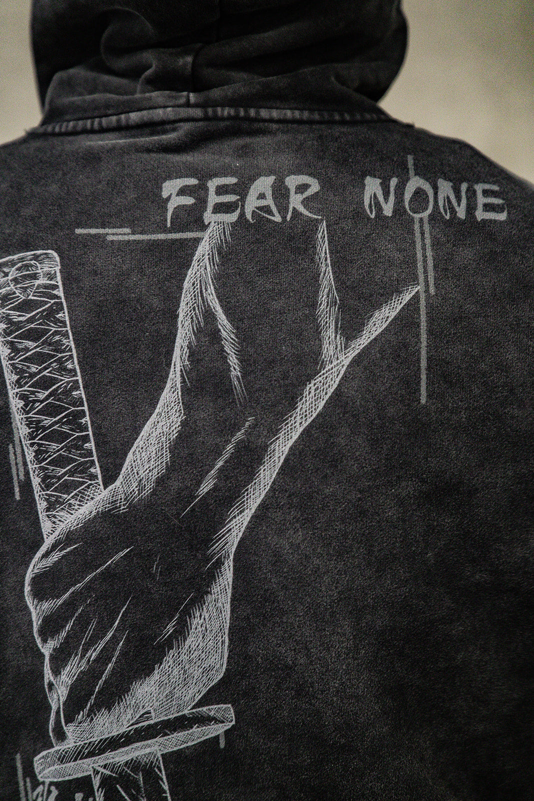 Fear None Vintage Hoodie