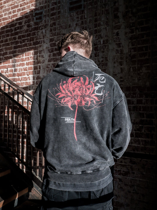 Death Lily Vintage Hoodie